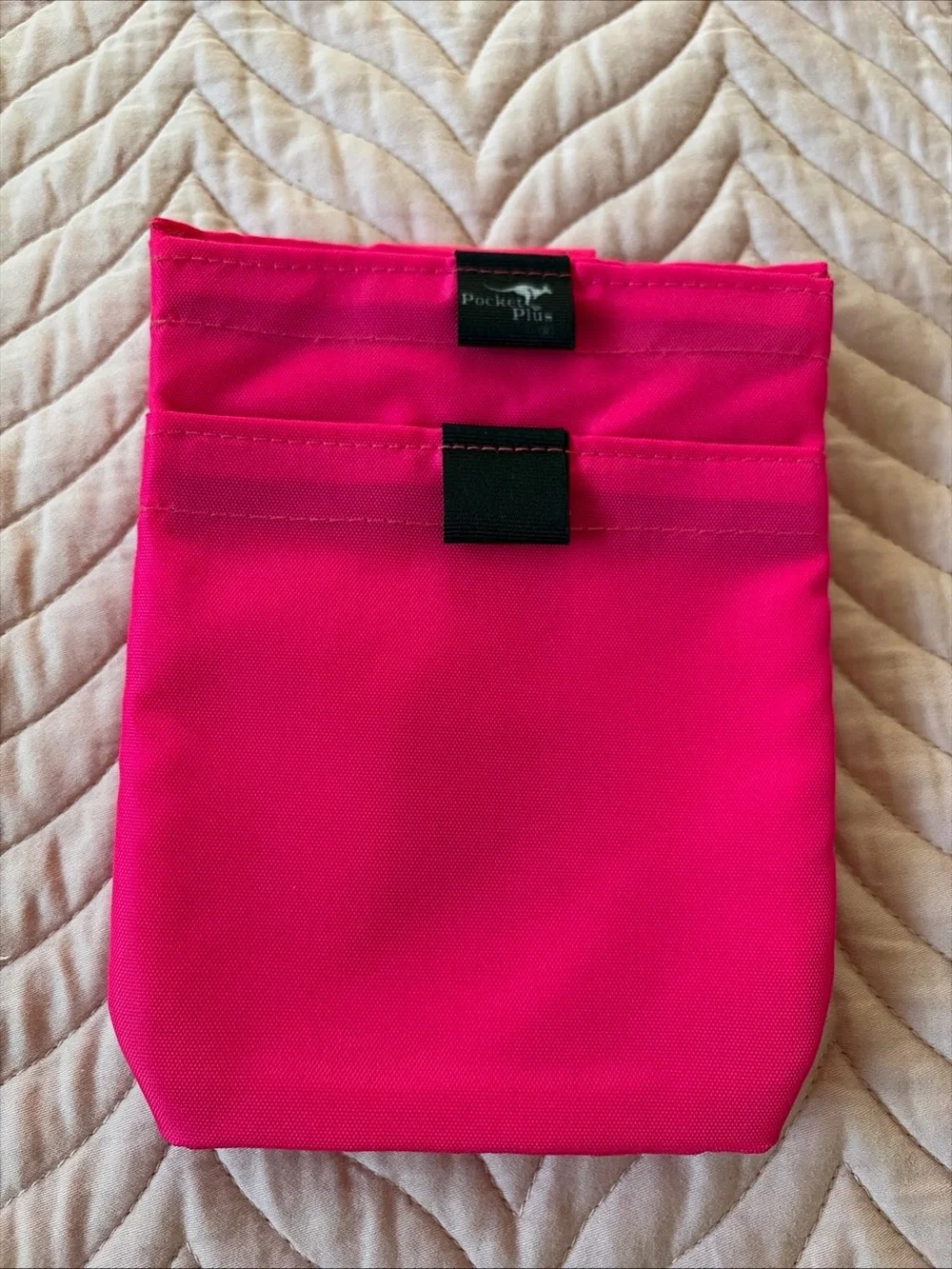 Pocket Plus Pink Utility Pocket Pouch Made in USA NWOT